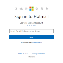 Налаштування облікового запису Microsoft